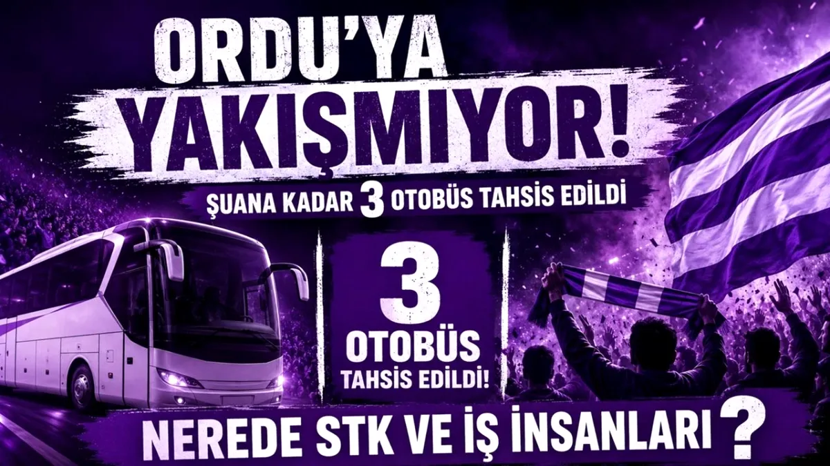 Ordu'da Taraftar İsyanı: Final Maçına Sadece 3 Otobüs Ordu'da Taraftar İsyanı: Final Maçına Sadece 3 Otobüs