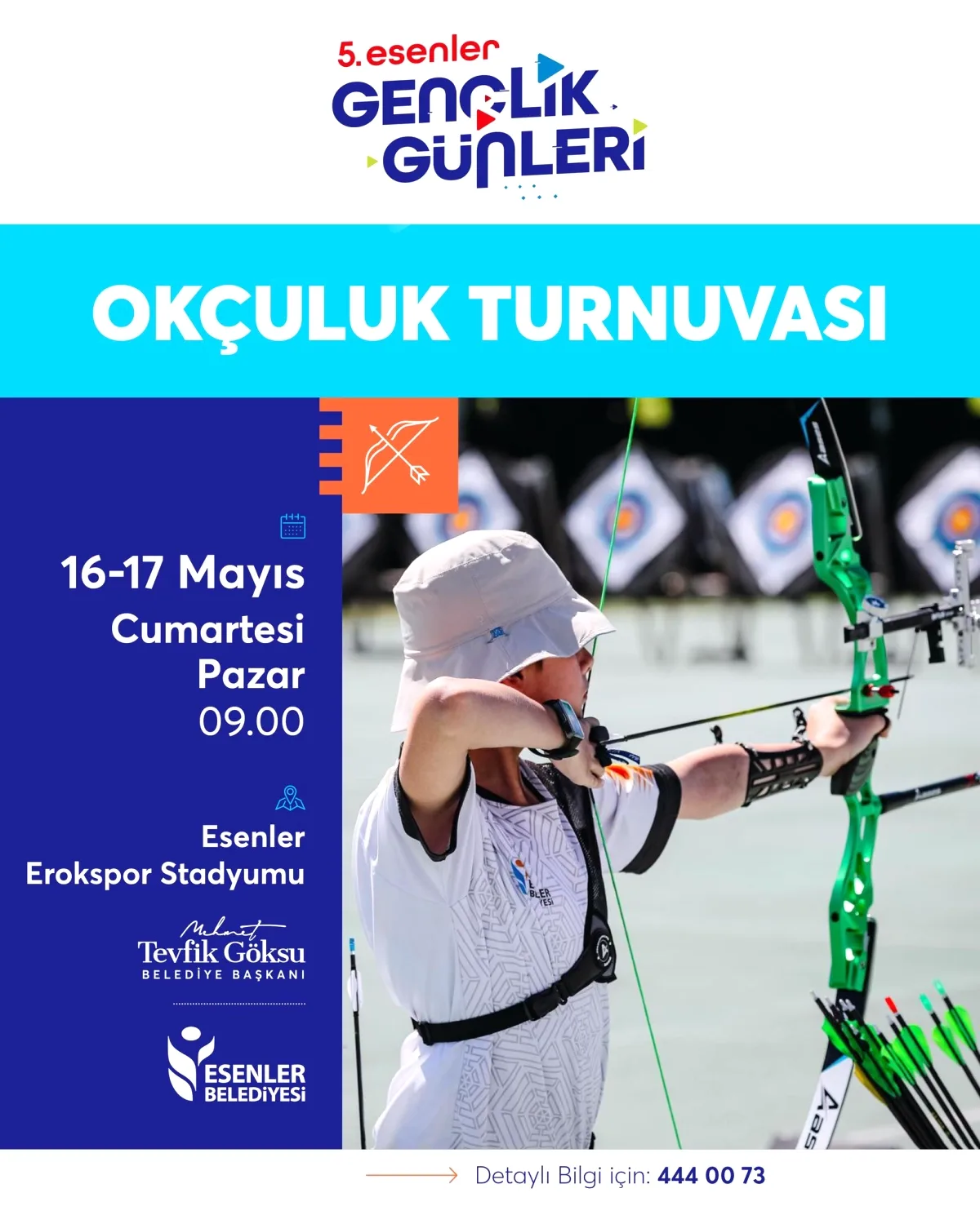 Esenler'de 45 Bin TL Ödüllü Okçuluk Turnuvası Esenler'de 45 Bin TL Ödüllü Okçuluk Turnuvası