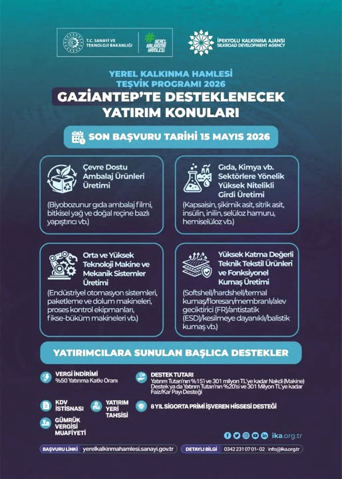 Gaziantep'te Yerel Kalkınma Hamlesi Başvuruları İçin Son 3 Gün! Gaziantep'te Yerel Kalkınma Hamlesi Başvuruları İçin Son 3 Gün!