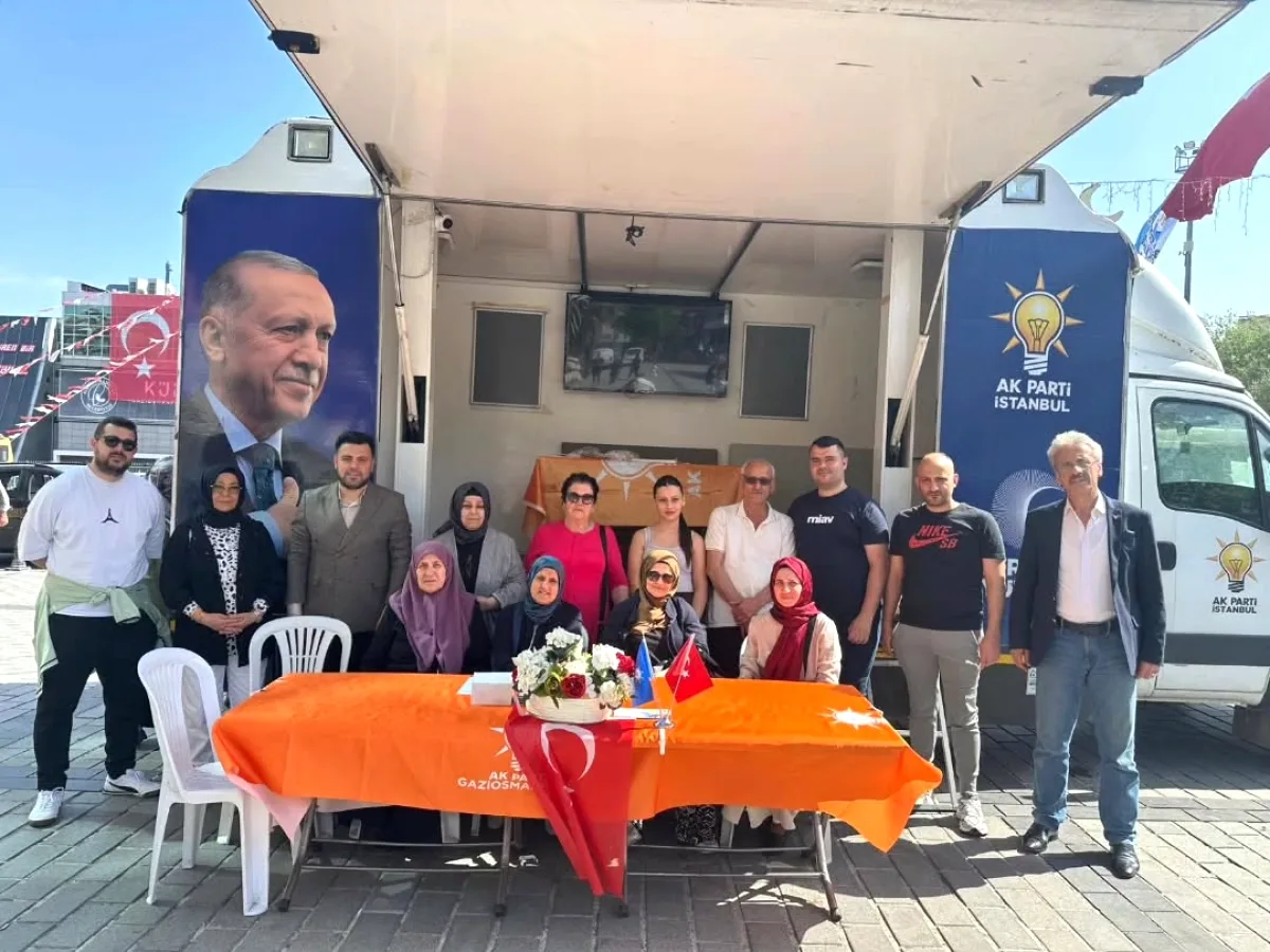 AK Parti Gaziosmanpaşa'da AK Nokta Aracı Cumhuriyet Meydanı'nda AK Parti Gaziosmanpaşa'da AK Nokta Aracı Cumhuriyet Meydanı'nda