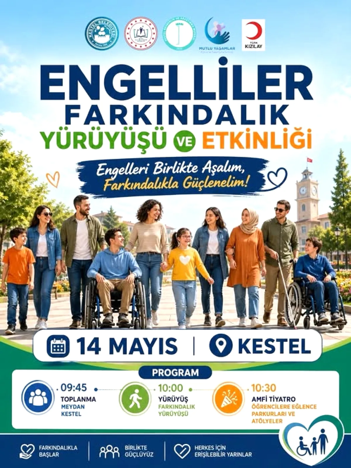 Kestel'de Engelliler Farkındalık Yürüyüşü: 14 Mayıs'ta Buluşuyoruz Kestel'de Engelliler Farkındalık Yürüyüşü: 14 Mayıs'ta Buluşuyoruz