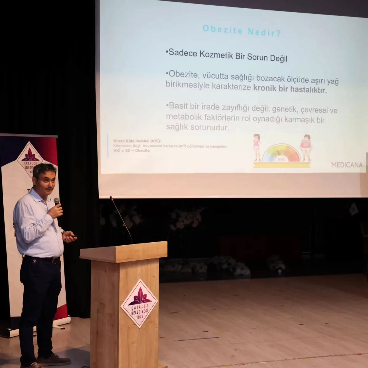 Çatalca'da Obezite Farkındalığı: 'Bu Yük Sana Fazla' Semineri Çatalca'da Obezite Farkındalığı: 'Bu Yük Sana Fazla' Semineri