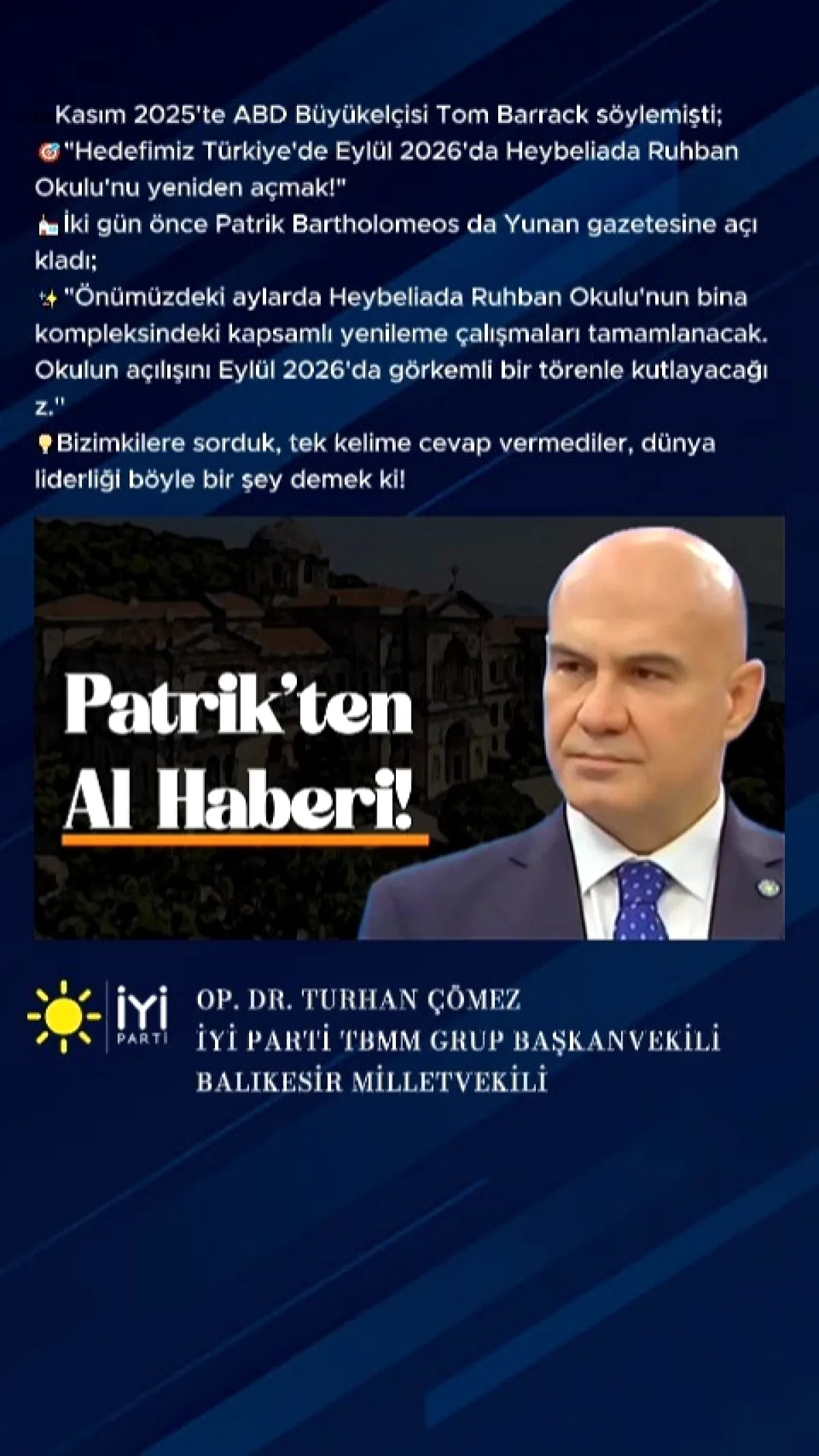 Heybeliada Ruhban Okulu Eylül 2026'da Açılıyor: Türk Hükümeti Sessiz Heybeliada Ruhban Okulu Eylül 2026'da Açılıyor: Türk Hükümeti Sessiz