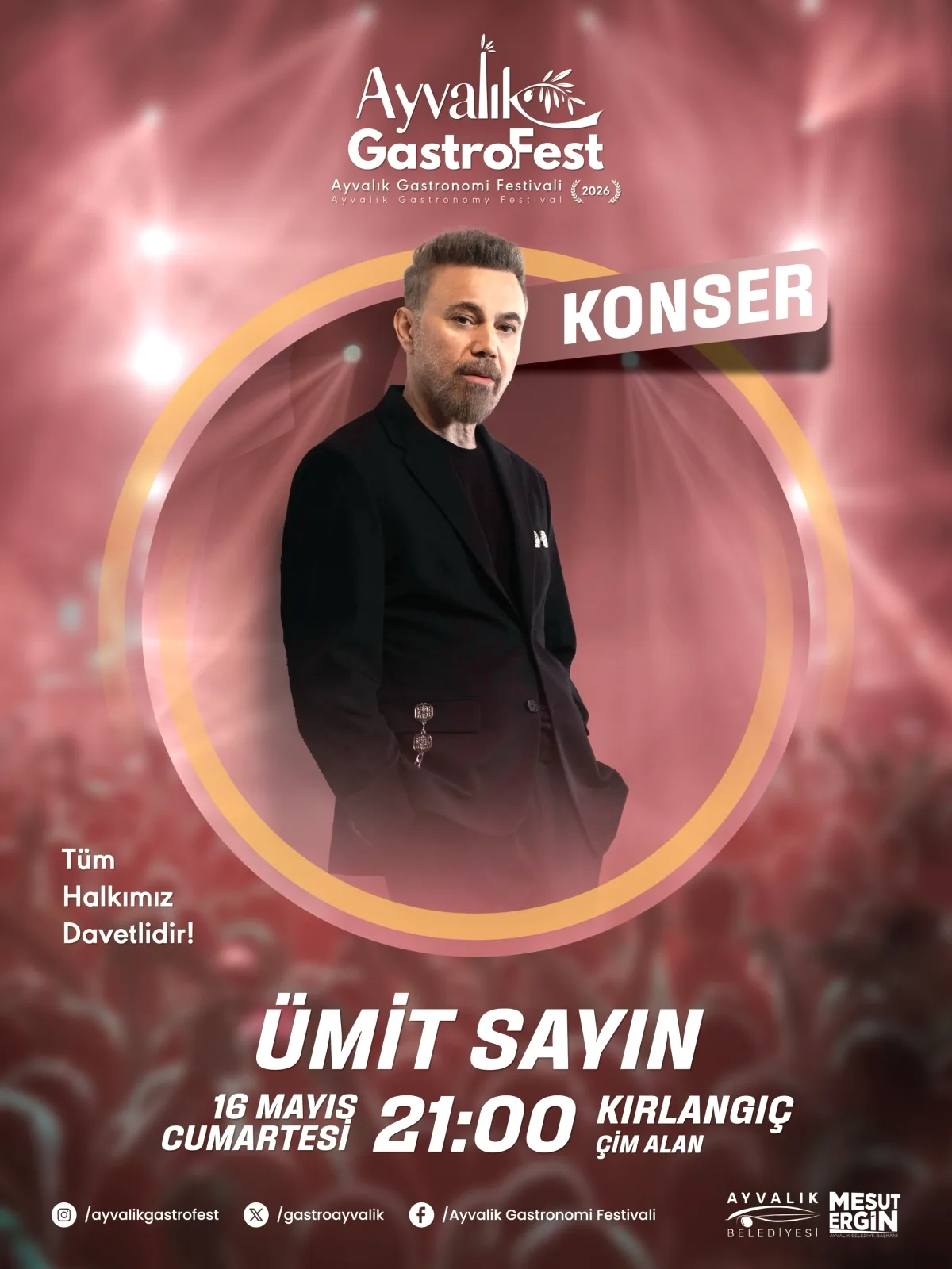 Ayvalık GastroFest'te Müzik Gecesi: Ümit Sayın 16 Mayıs'ta Sahne Alacak Ayvalık GastroFest'te Müzik Gecesi: Ümit Sayın 16 Mayıs'ta Sahne Alacak