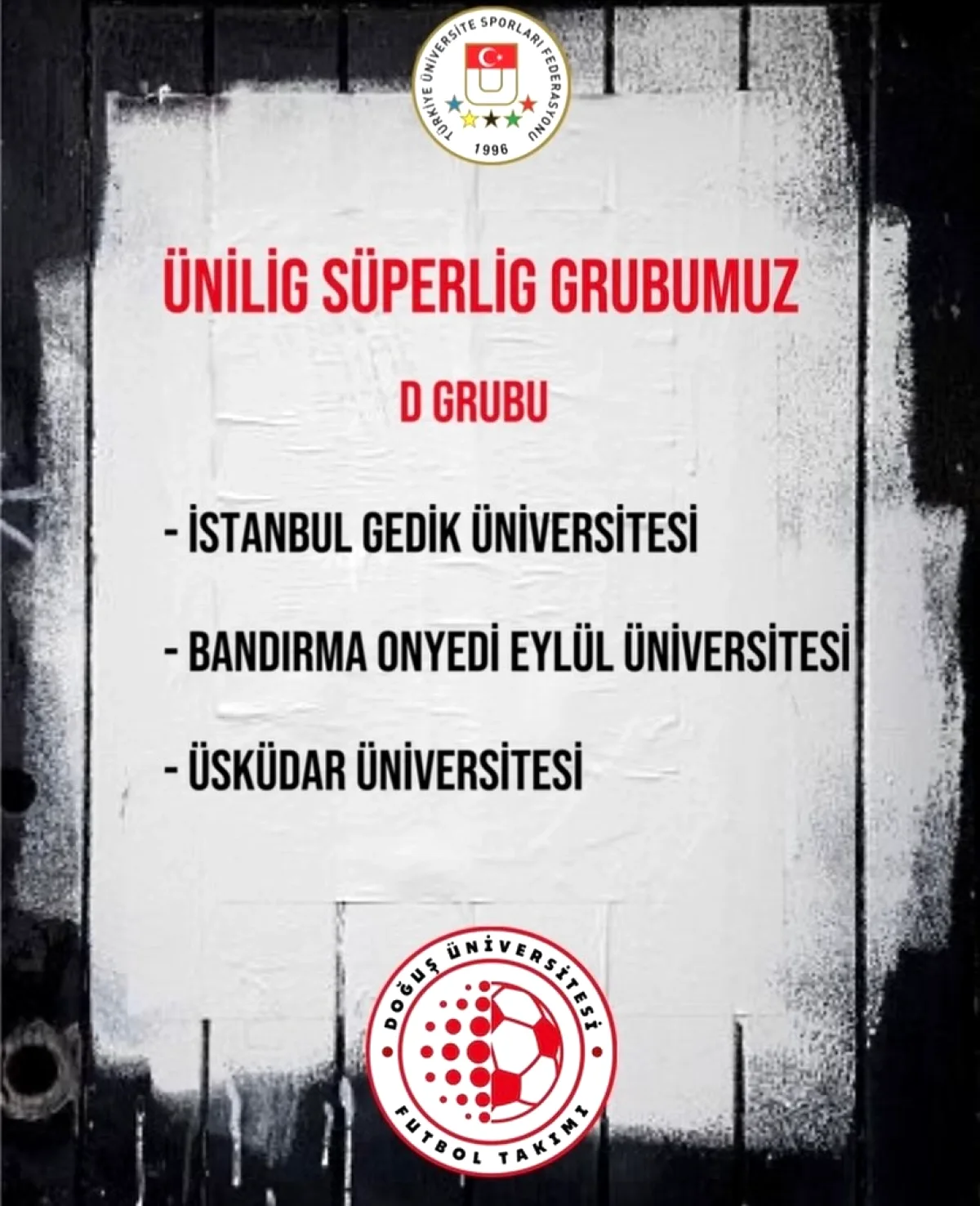 Doğuş Üniversitesi Futbol Takımı Türkiye Şampiyonası İçin Burdur'da Doğuş Üniversitesi Futbol Takımı Türkiye Şampiyonası İçin Burdur'da