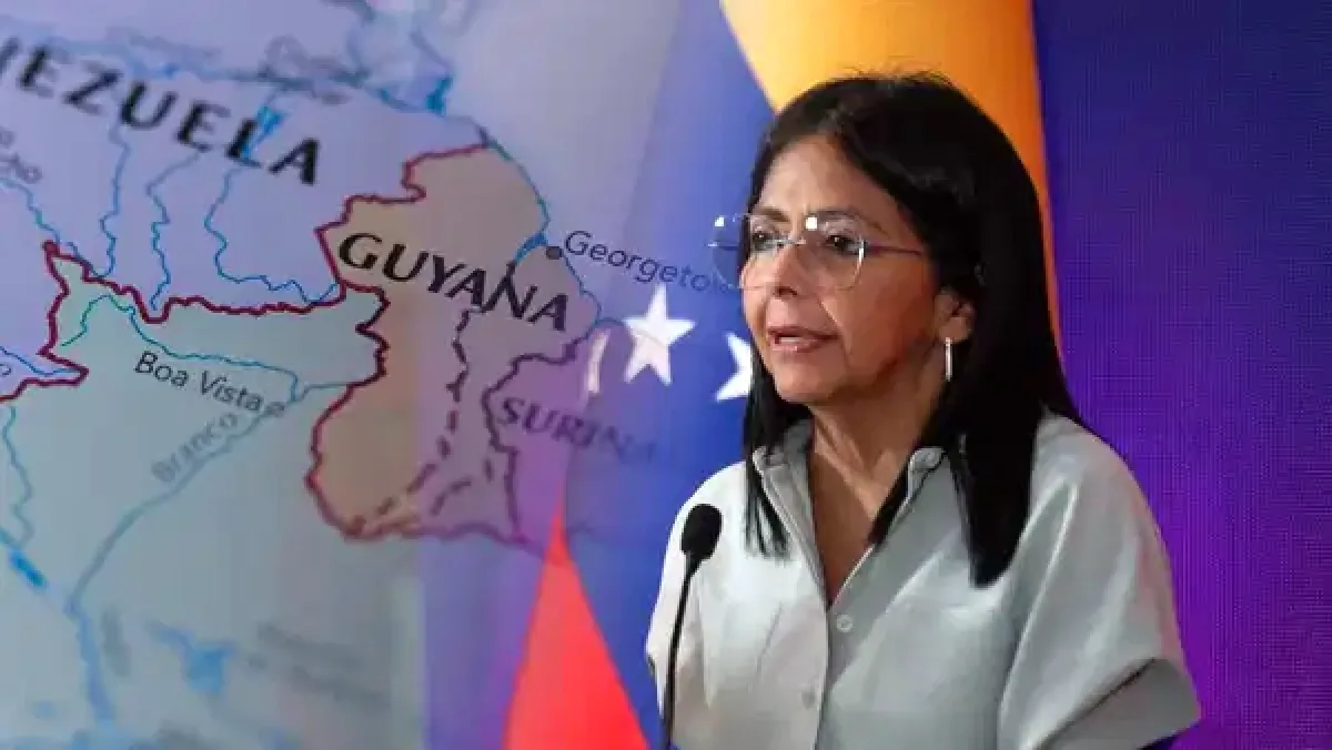 Venezuela'dan Esequibo Hamlesi: Rodriguez Haritayı Güncelledi Venezuela'dan Esequibo Hamlesi: Rodriguez Haritayı Güncelledi