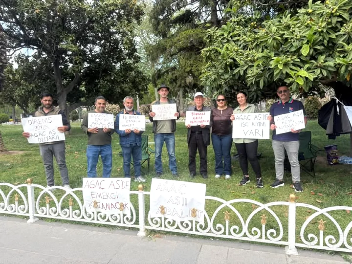 İşçiler 15 Gündür Saraçhane'de: "İşimizi Geri İstiyoruz" İşçiler 15 Gündür Saraçhane'de: "İşimizi Geri İstiyoruz"