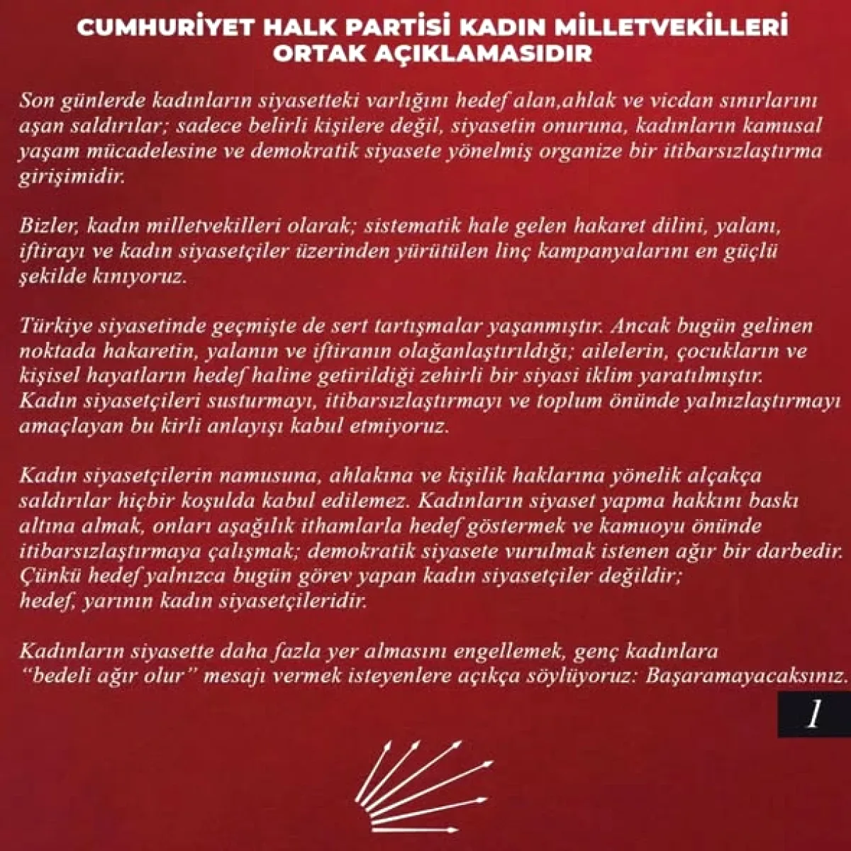 CHP Keçiören Kadın Kolları, Kadın Milletvekillerine Yönelik Saldırılara Karşı Ortak Açıklama Yayımladı CHP Keçiören Kadın Kolları, Kadın Milletvekillerine Yönelik Saldırılara Karşı Ortak Açıklama Yayımladı