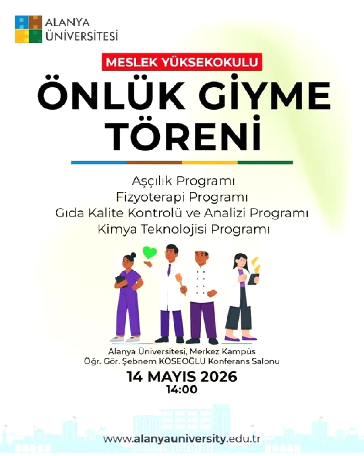 Alanya'da Öğrenciler Mesleki Kimliklerine Kavuşuyor: Önlük Giyme Töreni Yarın Alanya'da Öğrenciler Mesleki Kimliklerine Kavuşuyor: Önlük Giyme Töreni Yarın