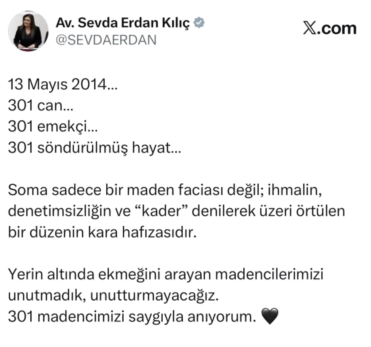 CHP'li Kılıç, Soma Faciasının 12. Yılında 301 Madenciyi Andı CHP'li Kılıç, Soma Faciasının 12. Yılında 301 Madenciyi Andı