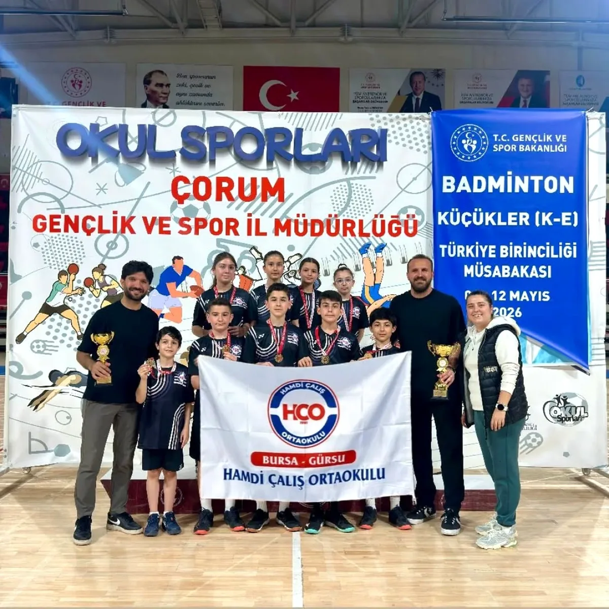Gürsulu Genç Badmintoncular Türkiye Şampiyonu Oldu Gürsulu Genç Badmintoncular Türkiye Şampiyonu Oldu