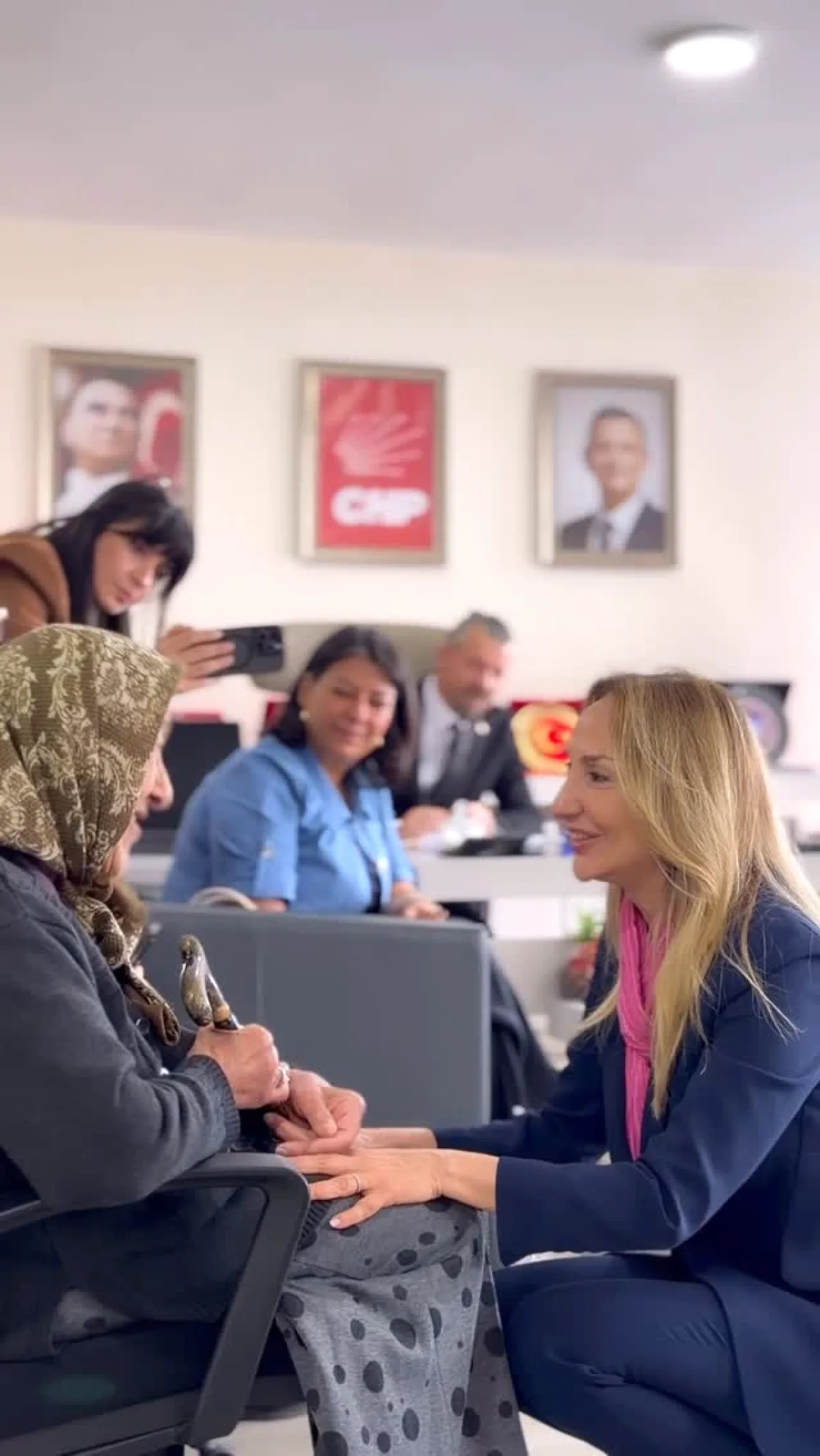 CHP'li Aylin Nazlıaka Akyurt'ta Kadın Emeğini İnceledi CHP'li Aylin Nazlıaka Akyurt'ta Kadın Emeğini İnceledi