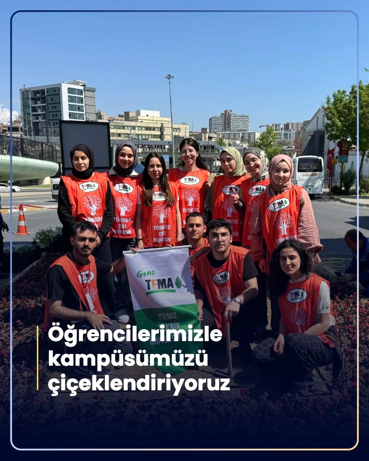 YTÜ Kampüsü'nde Çiçek Dikim Festivali: Her Gün 25 Öğrenci Doğayla Buluşuyor YTÜ Kampüsü'nde Çiçek Dikim Festivali: Her Gün 25 Öğrenci Doğayla Buluşuyor