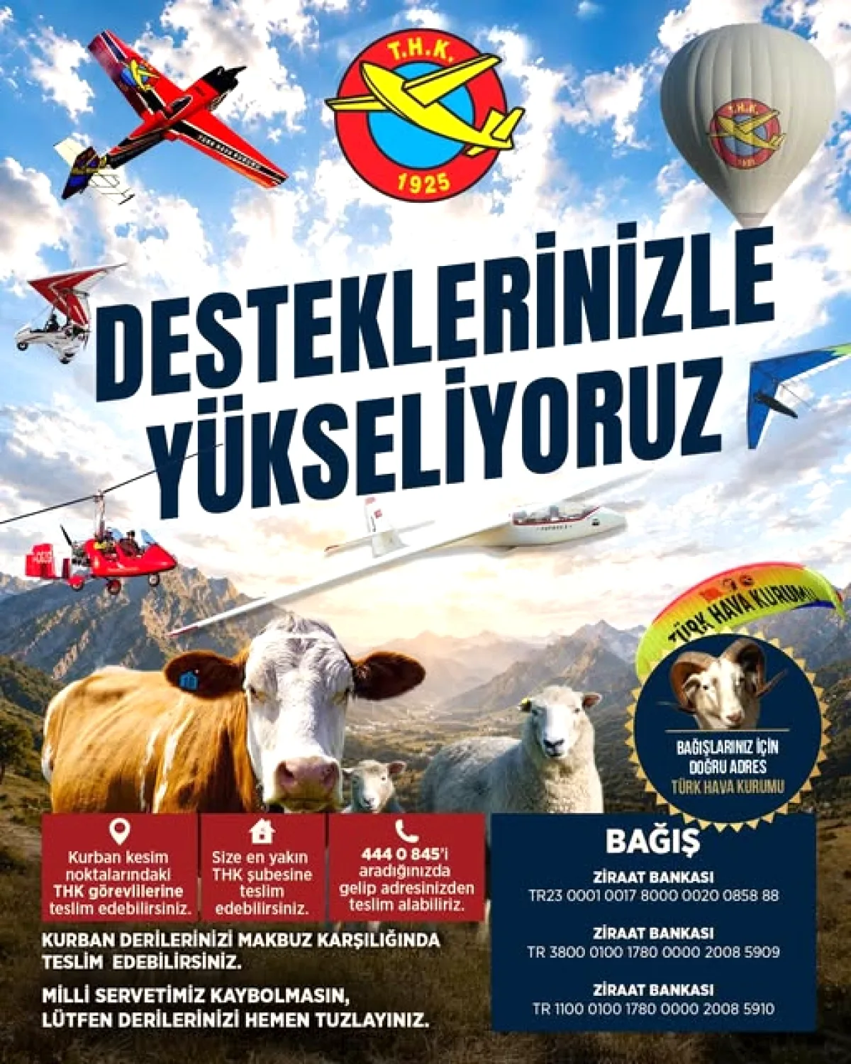 Ankara'da THK'dan 101. Yılda Anlamlı Bayram Çağrısı Ankara'da THK'dan 101. Yılda Anlamlı Bayram Çağrısı