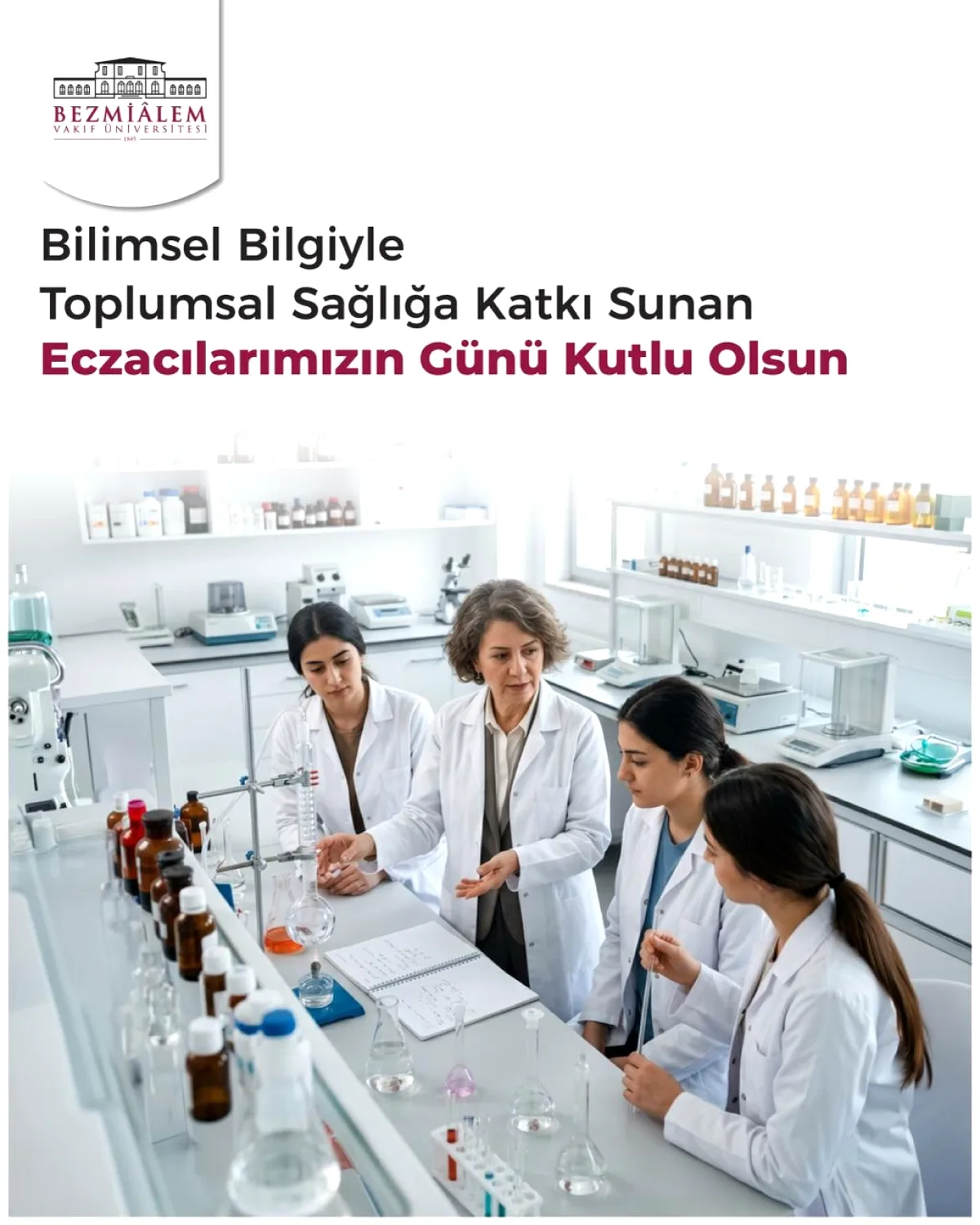 Bezmialem'den Eczacılık Günü Mesajı: "Sadece İlaç Değil, Bilim" Bezmialem'den Eczacılık Günü Mesajı: "Sadece İlaç Değil, Bilim"
