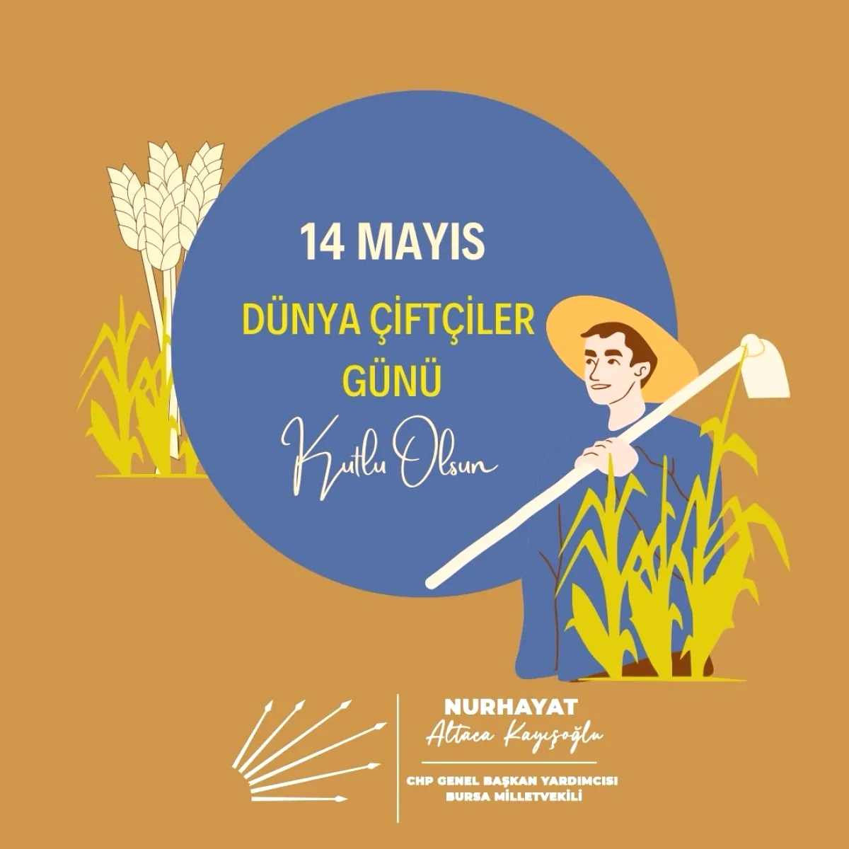 CHP'li Kayışoğlu'ndan Çiftçilere 14 Mayıs Mesajı CHP'li Kayışoğlu'ndan Çiftçilere 14 Mayıs Mesajı
