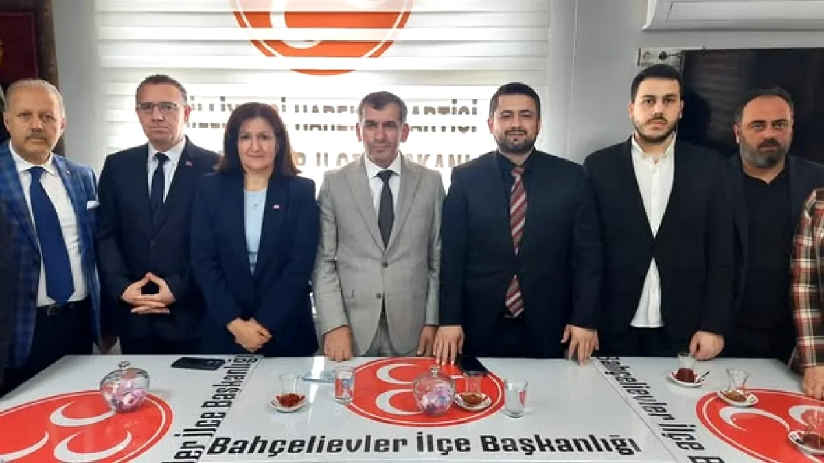 AK Parti Temsilcilerinden MHP Bahçelievler İlçe Başkanlığı'na Nezaket Ziyareti AK Parti Temsilcilerinden MHP Bahçelievler İlçe Başkanlığı'na Nezaket Ziyareti