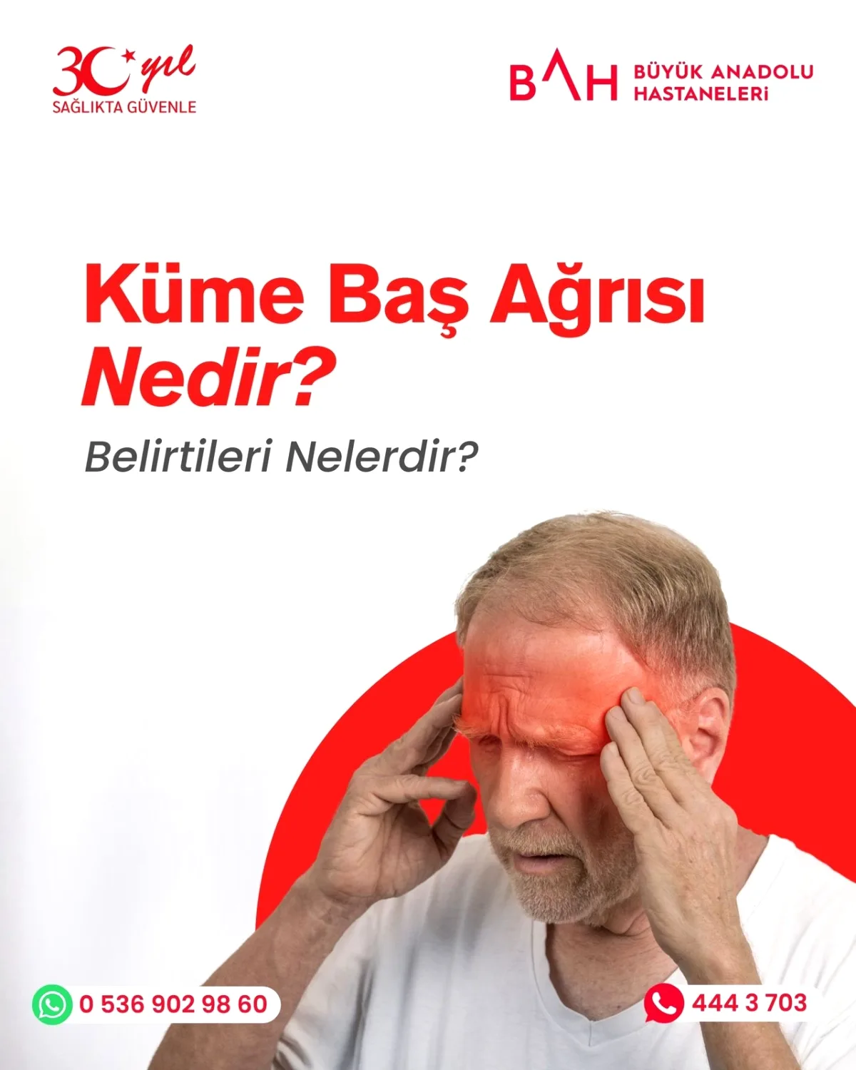 Küme Baş Ağrıları Yaşam Kalitesini Etkiliyor: Uzman Desteği Şart Küme Baş Ağrıları Yaşam Kalitesini Etkiliyor: Uzman Desteği Şart