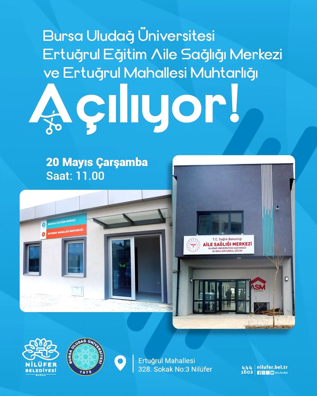 Nilüfer'de Yeni Hizmet Merkezi: 20 Mayıs'ta Açılıyor Nilüfer'de Yeni Hizmet Merkezi: 20 Mayıs'ta Açılıyor