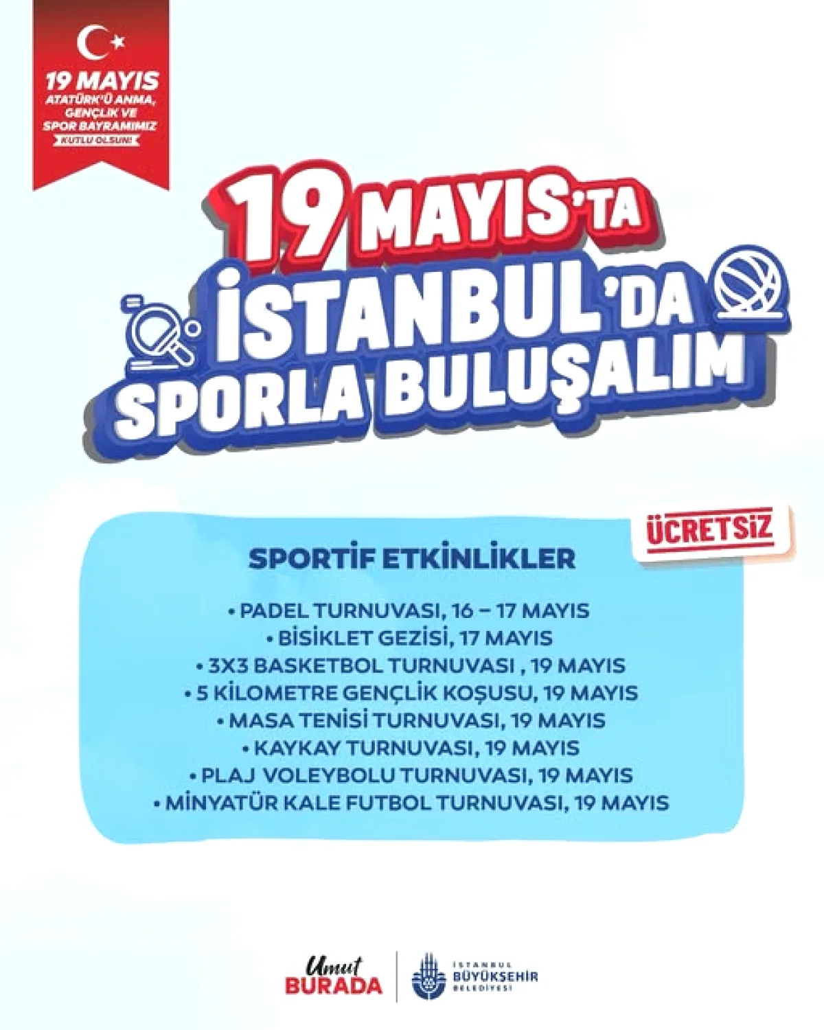 İstanbul'da 19 Mayıs Coşkusu: Spor İstanbul Dev Etkinlik Düzenliyor İstanbul'da 19 Mayıs Coşkusu: Spor İstanbul Dev Etkinlik Düzenliyor