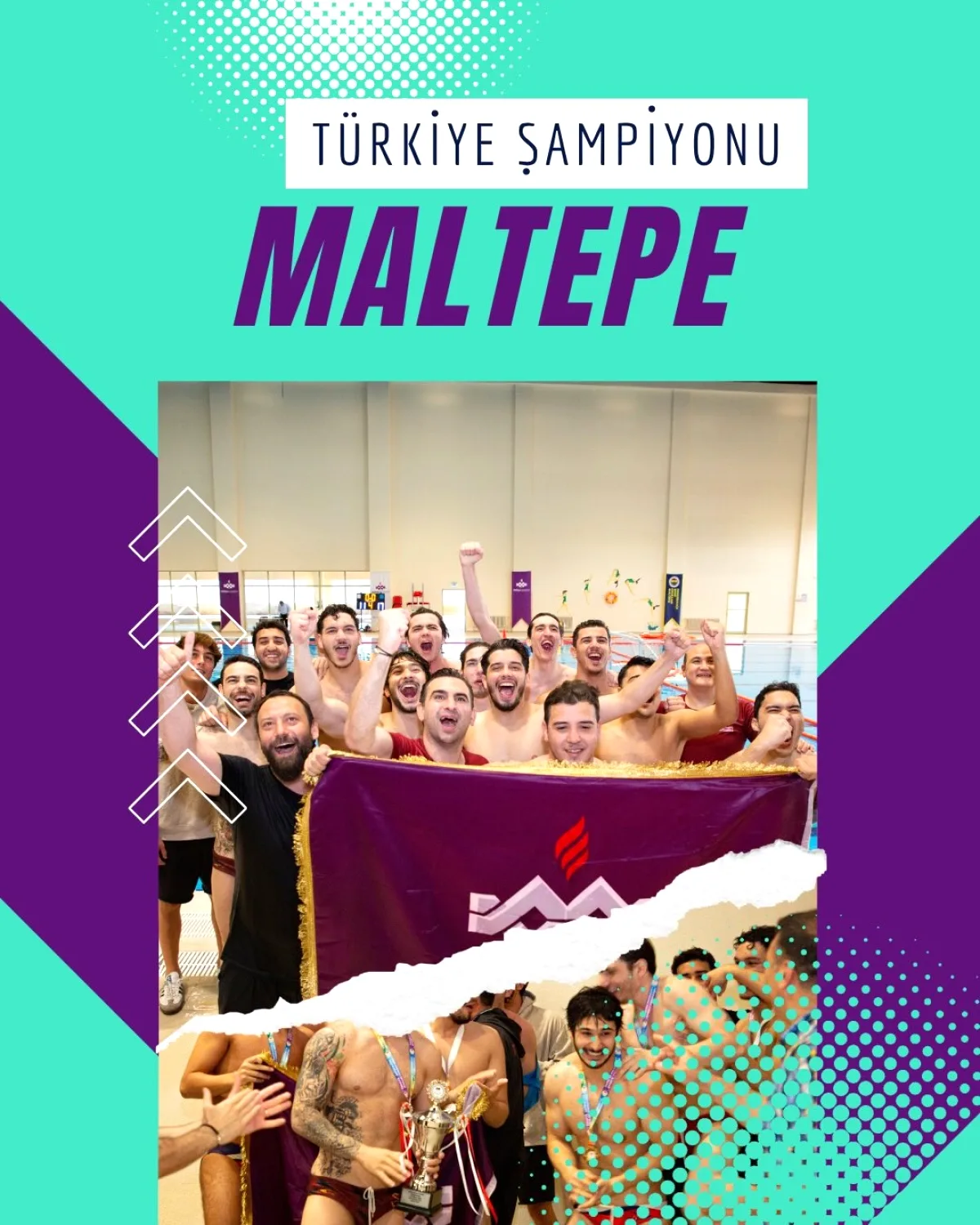 Maltepe Üniversitesi Sutopu Takımı Üst Üste İkinci Kez Türkiye Şampiyonu Maltepe Üniversitesi Sutopu Takımı Üst Üste İkinci Kez Türkiye Şampiyonu