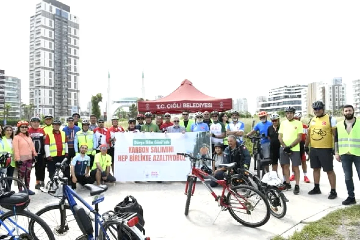 Çiğli'de Pedallar Karbon İçin Döndü: Rota Kuş Cenneti Çiğli'de Pedallar Karbon İçin Döndü: Rota Kuş Cenneti