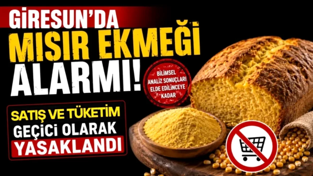 Giresun'da Mısır Ekmeği Alarmı: 5 Kişi Zehirlendi, Üretim Durduruldu Giresun'da Mısır Ekmeği Alarmı: 5 Kişi Zehirlendi, Üretim Durduruldu