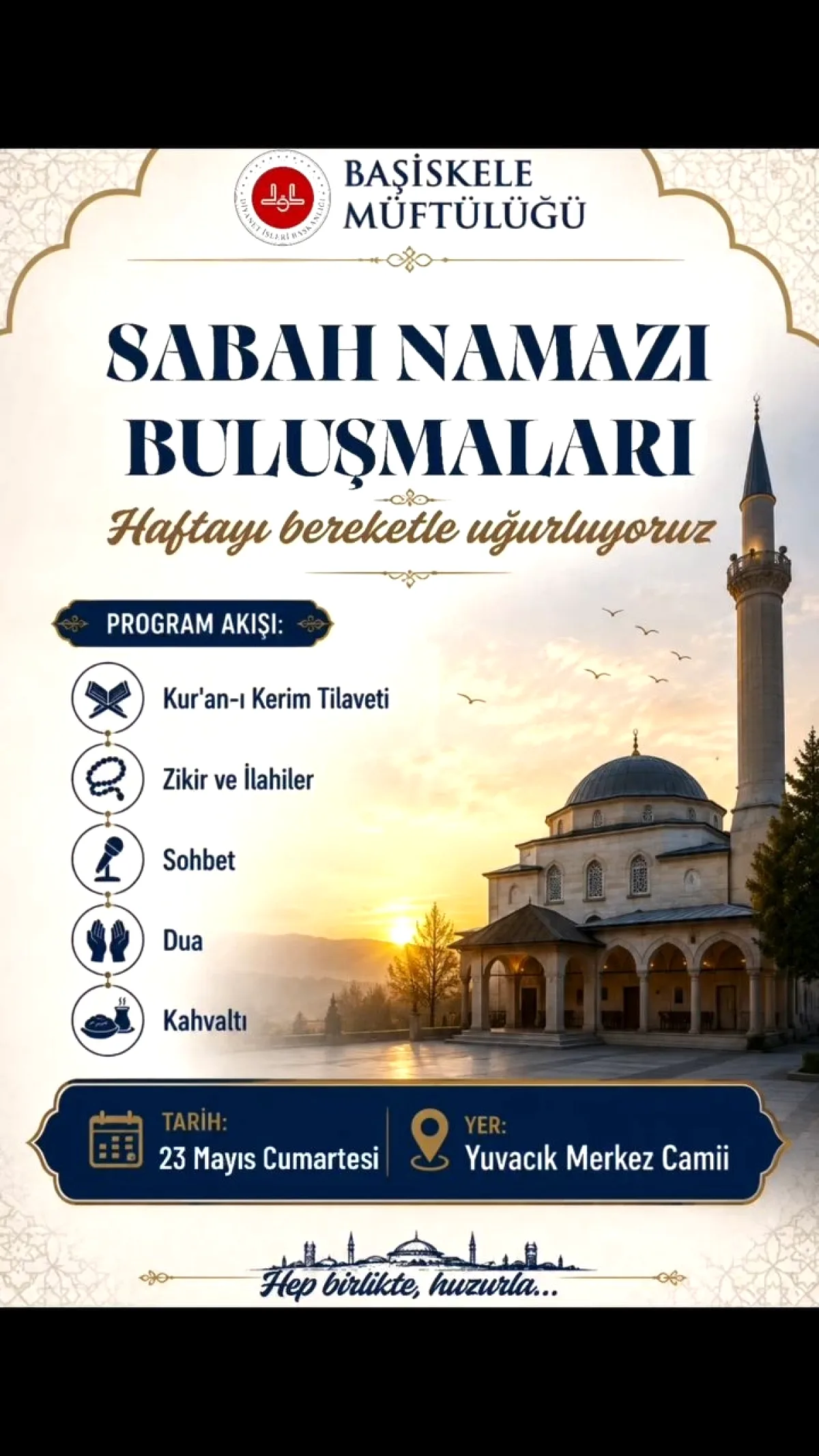 Başiskele'de Sabah Namazı Buluşmaları: Bu Hafta Yuvacık'ta Başiskele'de Sabah Namazı Buluşmaları: Bu Hafta Yuvacık'ta
