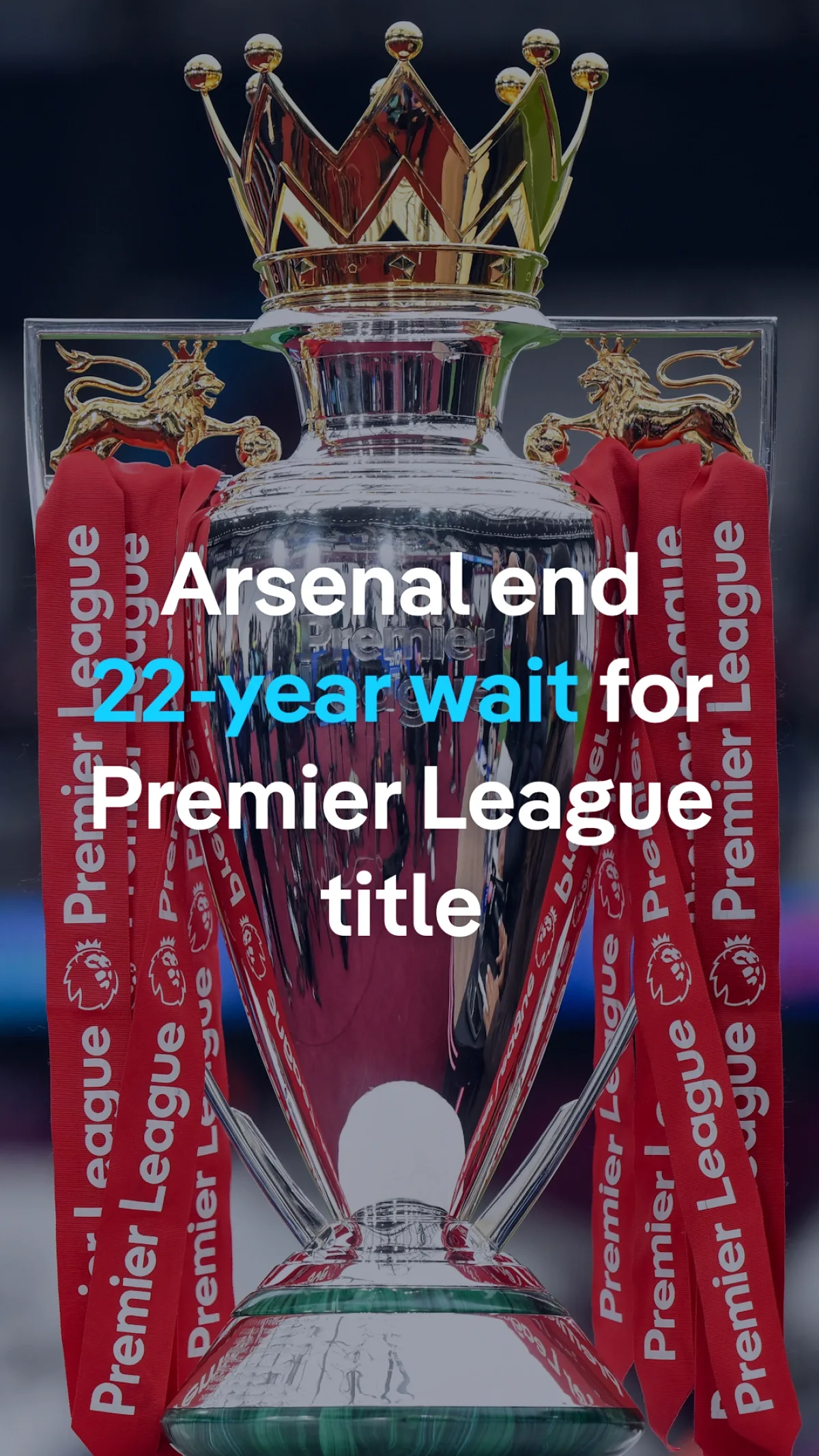 Arsenal'de 22 Yıllık Hasret Bitti: İngiliz Devi Premier Lig Şampiyonu! Arsenal'de 22 Yıllık Hasret Bitti: İngiliz Devi Premier Lig Şampiyonu!