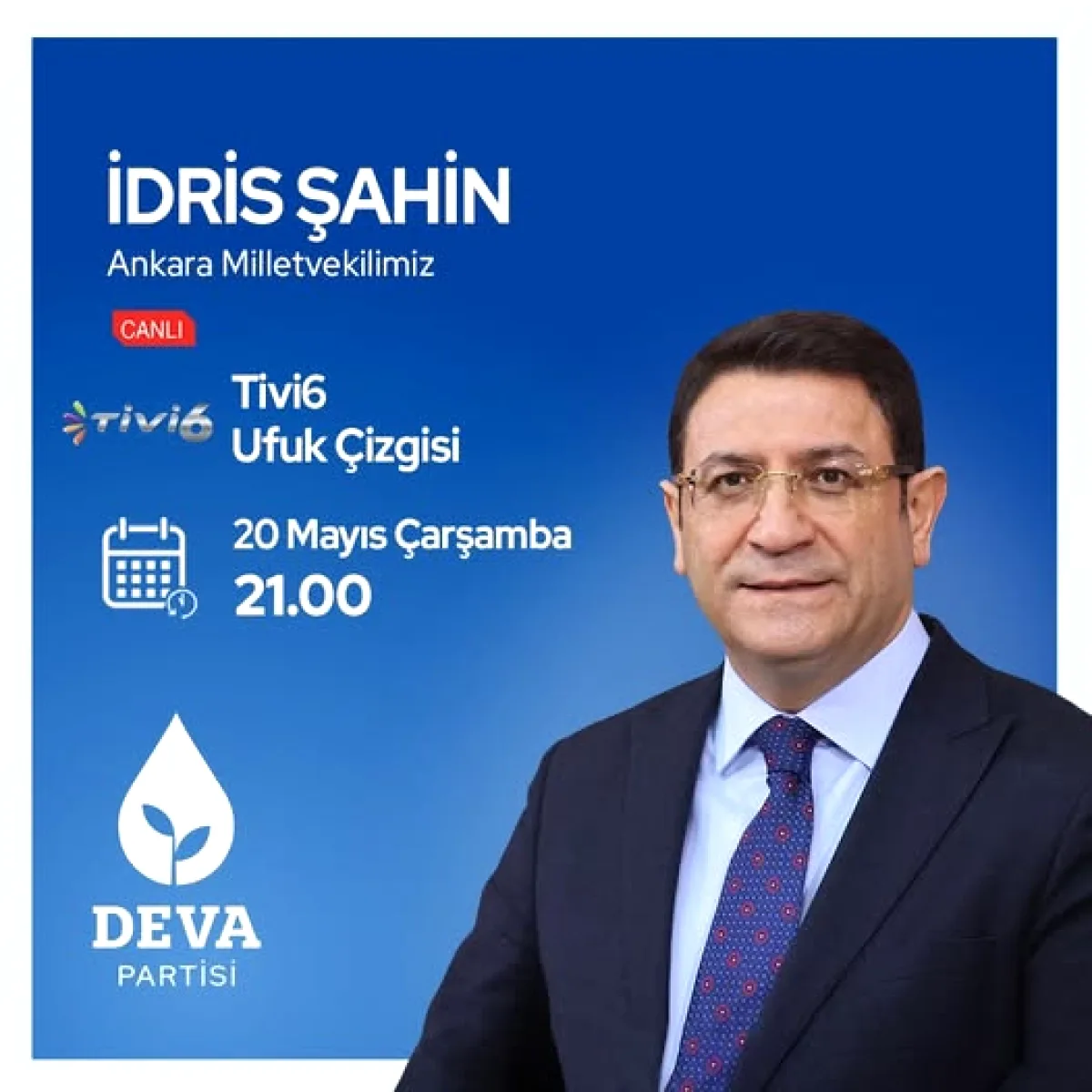 İdris Şahin Tivi6'daki Programında Gündemi Değerlendirecek İdris Şahin Tivi6'daki Programında Gündemi Değerlendirecek