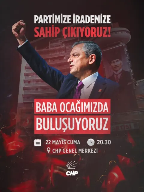 CHP Gölbaşı İlçe Başkanlığı'ndan Hukuk Dışı Müdahalelere Karşı Birlik Çağrısı CHP Gölbaşı İlçe Başkanlığı'ndan Hukuk Dışı Müdahalelere Karşı Birlik Çağrısı
