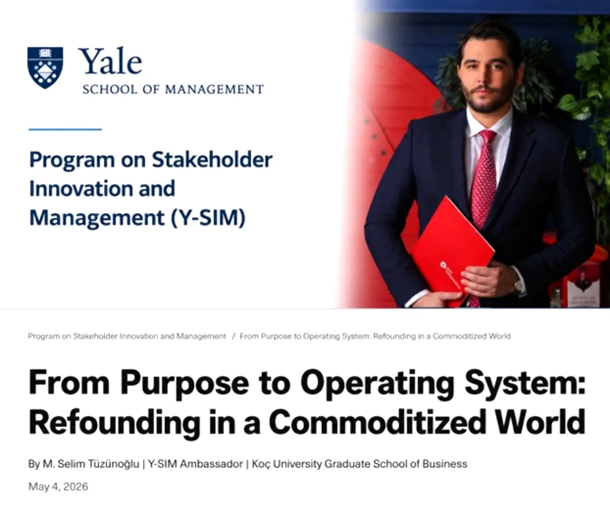 Selim Tüzünoğlu Yale YSIM Büyükelçi Programında Selim Tüzünoğlu Yale YSIM Büyükelçi Programında