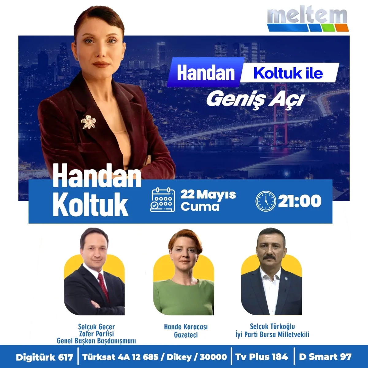 İYİ Parti Bursa Milletvekili Türkoğlu Meltem TV'de canlı yayında İYİ Parti Bursa Milletvekili Türkoğlu Meltem TV'de canlı yayında