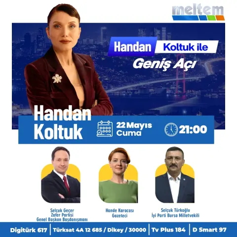 İYİ Parti Bursa Milletvekili Türkoğlu Meltem TV'de canlı yayında