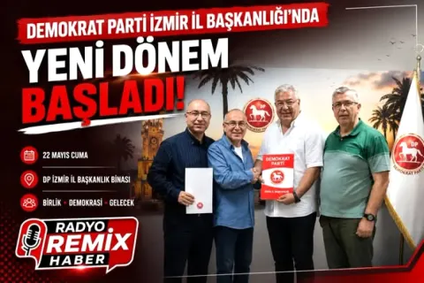 Demokrat Parti İzmir'de Yeni Dönem: Gürcan Ötegengil Görevi Devraldı