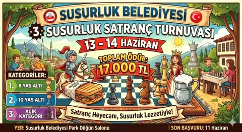 Susurluk'ta Satranç Heyecanı: 3. Turnuva Kayıtları Başladı