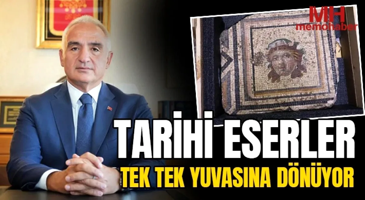 Çingene Kızı Mozaiğinin Kayıp 13. Paneli ABD'den Yurtuna Döndü Çingene Kızı Mozaiğinin Kayıp 13. Paneli ABD'den Yurtuna Döndü
