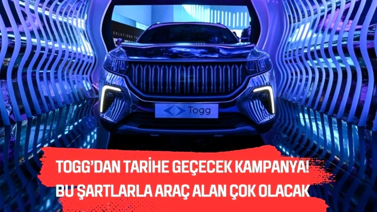 TOGG'dan Tarihi Hamle: 570 Bin TL'si Olan Herkes Sıfır Araba Sahibi Olabilecek TOGG'dan Tarihi Hamle: 570 Bin TL'si Olan Herkes Sıfır Araba Sahibi Olabilecek