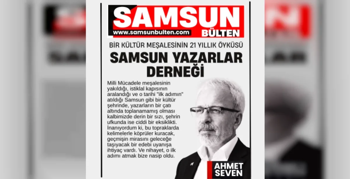 Samsun Yazarlar Derneği 21. Yılını Kutluyor Samsun Yazarlar Derneği 21. Yılını Kutluyor