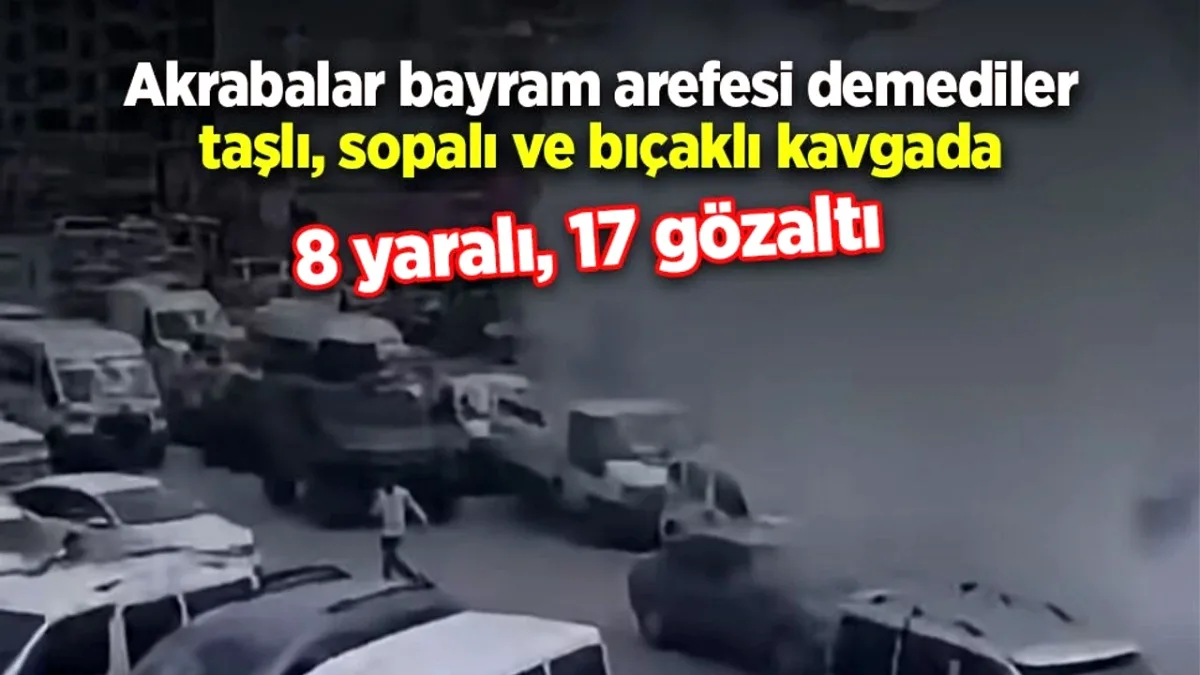 Cizre'de Akraba Kavgası: Bayram Arifesinde Taşlı Sopalı Kavgada 8 Yaralı, 17 Gözaltı Cizre'de Akraba Kavgası: Bayram Arifesinde Taşlı Sopalı Kavgada 8 Yaralı, 17 Gözaltı