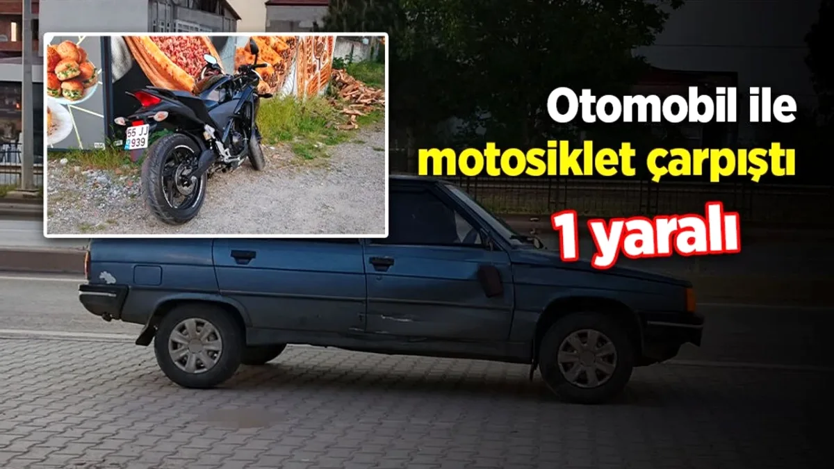 Samsun-Sinop yolunda kaza: Otomobil ve motosiklet çarpıştı, 1 yaralı Samsun-Sinop yolunda kaza: Otomobil ve motosiklet çarpıştı, 1 yaralı