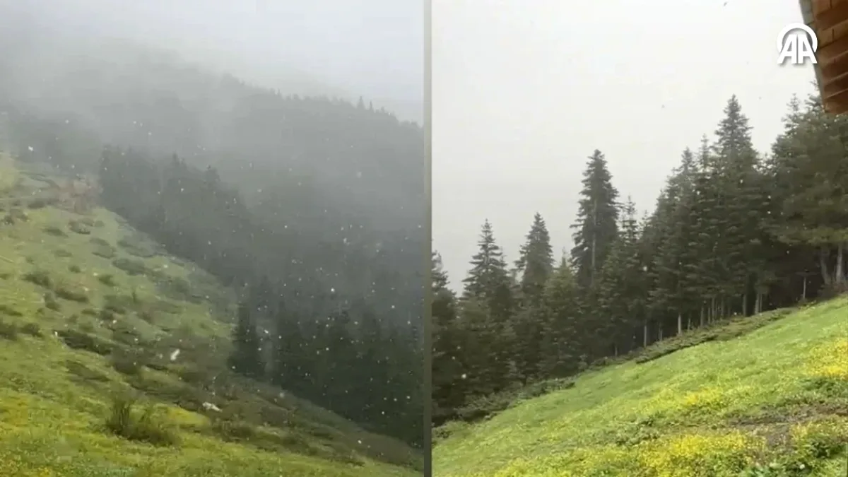 Kastamonu Yaylalarında Mayıs Ayında Kar Manzaraları Kastamonu Yaylalarında Mayıs Ayında Kar Manzaraları