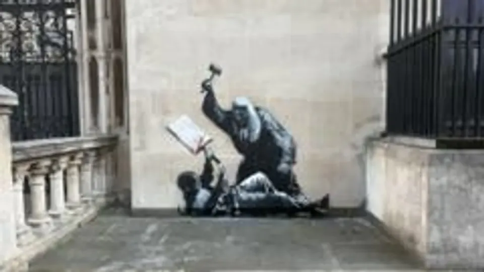 Banksy'nin İngiltere'deki Eserleri Kamuya 150 Bin Sterline Mal Oldu görseli