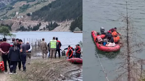 Gümüşhane'de Feci Kaza: Kamyonet Baraj Gölüne Düştü