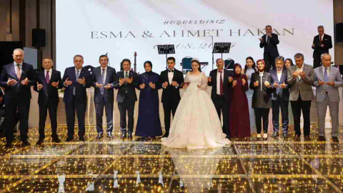 Gaziantep Milletvekili Ali Şahin'in Oğlu Ahmet Hakan Şahin Evlendi