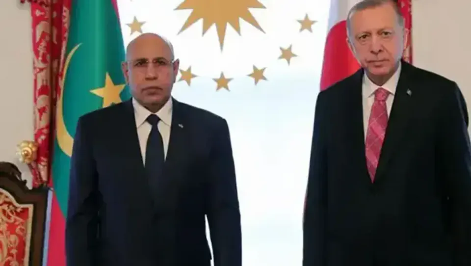 Cumhurbaşkanı Erdoğan ve Moritanya Cumhurbaşkanı Ghazouani Görüştü görseli