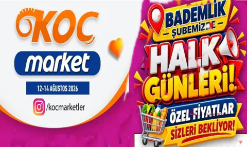 Çankırı Koç Market Bademlik Şubesinde Halk Günü Başladı