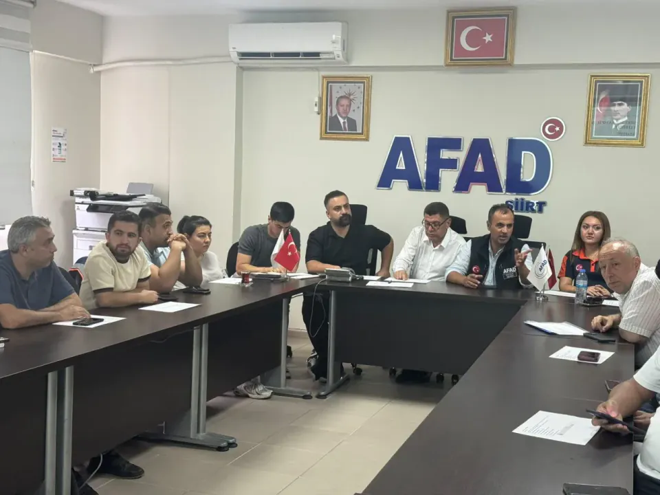 Siirt'te Afet Koordinasyon Tatbikatı: Kurumlar Arası İşbirliği TAMP Kapsamında Test Edildi görseli