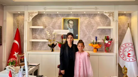 Kıbrıscık Kaymakamı Feyza Yılmaz'dan Milli Sporcu Ayza Tombuloğlu'ya Destek