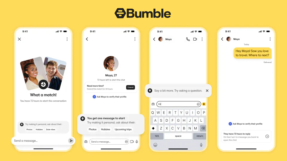 Bumble Flört Uygulamasında Devrim Niteliğinde Kural Değişikliği görseli